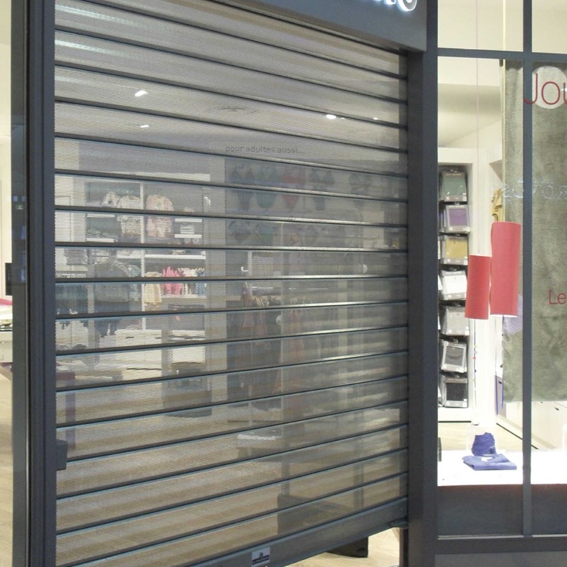 Lames micro-perforées pour rideau métallique