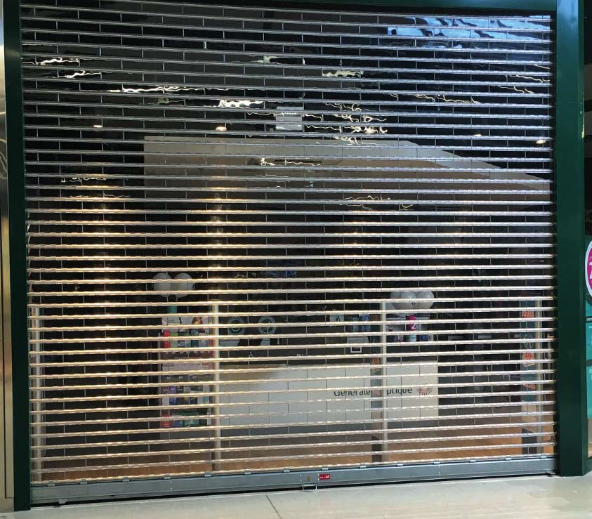 Tablier polycarbonate pour rideau métallique